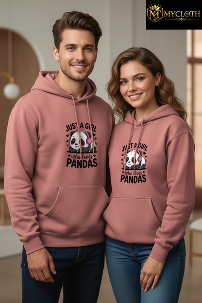 Hoodie - Who Love Panda ( Men's And Women's ) in all Colours