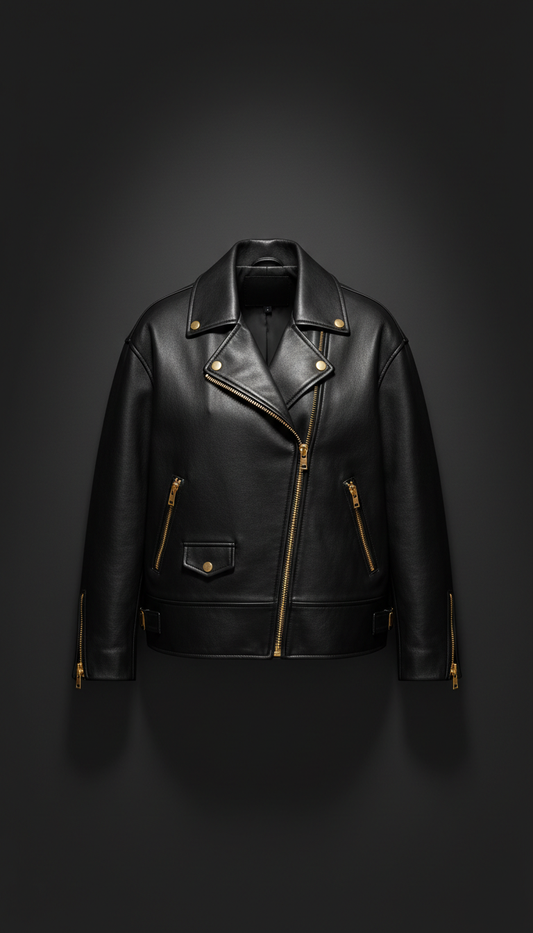 Italian Leather Moto Jacket
